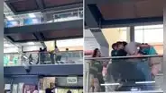 Clientes y técnicos se enfrentan a golpes en galería de Wilson tras un presunto mal servicio en reparación de computadora