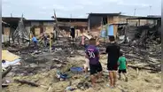 Trece viviendas terminan afectadas tras incendio de grandes proporciones en Piura