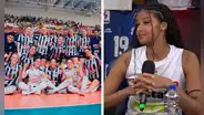 Florangel Terrero, voleibolista puertorriqueña de Géminis, confesó que quedó impresionada con hinchada de Alianza Lima: "Son fuertes"