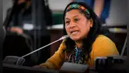 Aída Quilcué, senadora de Colombia, fue secuestrada en zona guerrillera controlada por las FARC