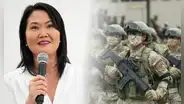 Keiko Fujimori propone que Fuerzas Armadas controlen cárceles y fronteras