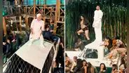 Cevichería peruana recrea el show de Bad Bunny en el Super Bowl con utensilios de cocina y se vuelve viral en TikTok