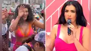 Micheille Soifer molesta con personas que le tiraron pintura en la cara en los carnavales del Callao: "Siempre hay gente malcriada"