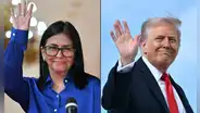 Delcy Rodríguez califica de “socio y amigo” a Trump y exige que cese el bloqueo y las sanciones contra Venezuela