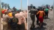 Ancón: rescatan a cuatro menores de academia prepolicial que estuvieron a punto de morir ahogados en playa Miramar