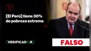 Rafael López Aliaga afirmó un porcentaje falso sobre pobreza extrema en el Perú: cifras del INEI lo desmienten