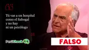 Es falso que en el Hospital Nacional Alberto Sabogal Sologuren no haya ni un psicólogo, como indicó el candidato Francisco Diez-Canseco