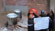 Olla común en VMT cocina a leña ante incremento del precio de gas y productos en mercados: “No nos alcanza”