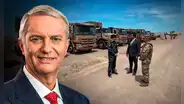 Chile: la maquinaria pesada militar en la frontera con Tacna para la construcción del "escudo fronterizo"