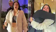 Natalia Segura rompe en llanto al recibir el primer contenedor de su prometedor negocio junto con Ignacio Baladán: "Por nuestro hijo"