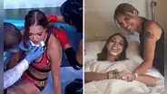 Flavia López aparece hospitalizada tras aparatosa caída en ‘Esto es guerra’ y recibe apoyo de Jessica Newton