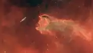 A 1.300 años luz de distancia: la impresionante imagen de un ‘monstruo cósmico devorando' una galaxia