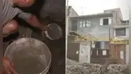Familia denuncia que obra de la MML habría roto tubería y provocado inundación en su vivienda de SJL