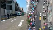 Ambulantes desalojados de Gamarra invaden Av. Bausate y Meza: anuncian plantón para exigir reubicación