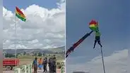 Desconocidos izan bandera de Bolivia en zona peruana de Puno y alertan conflicto territorial