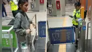 Mujer con balón de oxígeno medicinal es impedida de ingresar a estación de la Línea 1 del Metro de Lima