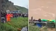 Un muerto y más de 30 heridos de la orquesta Show Selección Huanri tras caída de bus interprovincial al río Mantaro