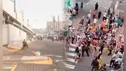 Ambulantes de Gamarra intentaron tomar av. Aviación tras desalojo: cierran vías alrededor de emporio comercial
