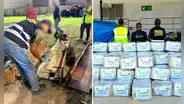 Policía de Perú y Ecuador incauta más de 1,5 toneladas de marihuana valorizadas en 3 millones de dólares: estaban ocultas en vigas