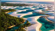 Un ecosistema extraño y poco conocido de América Latina: un lugar único donde un bosque se conecta a un desierto blanco al mismo tiempo