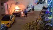 Incendian auto de taxista en Independencia por negarse a pagar cupo: hombre era extorsionado desde hace 6 meses