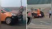 Auto se despista, da vueltas de campana y deja cinco heridos en la Costa Verde