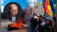 Rafael López Aliaga es rechazado en su llegada a Puno: "Nos ha llamado terroristas y ahora tiene la conchudez de venir"