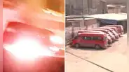 Nuevo ataque contra 'Los Rojitos': delincuentes incendian unidad en SJM a pocas semanas de la muerte de chofer