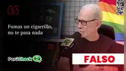 ¿Fumar un cigarrillo no tiene efectos en la salud, como indicó el candidato Ricardo Belmont?