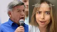 Lucianeka niega apoyo a César Acuña tras video viral y deja abierta la posibilidad de hacer una denuncia: "Salido totalmente de contexto"