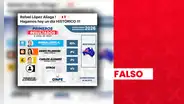 Es falso que Rafael López Aliaga haya liderado los votos a boca de urna en Australia: ONPE aún no emite resultados