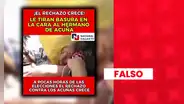 Sí arrojaron bolsa de basura al hermano de César Acuña, pero NO en la antesala de las Elecciones Generales 2026
