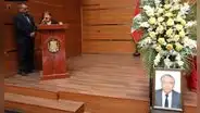 Jueces y personal judicial rindieron homenaje póstumo a exmagistrado César Castillo Palacios