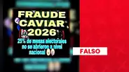 Es falso que no se instalaron el 25% de mesas de sufragio a nivel nacional durante jornada electoral