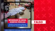 Es falso que miembros de mesa destruyeran cédulas de sufragio por “falta de tinta” en el Callao