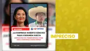Es impreciso que Ipsos asegure que Roberto Sánchez pasará a segunda vuelta: se proyecta un triple empate técnico en el segundo lugar