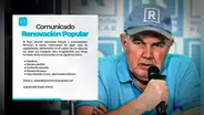 Rafael López Aliaga retrocede y elimina recompensa de S/20 mil por supuestas pruebas de fraude