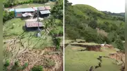 Falla geológica provoca hundimientos de terrenos y pone en riesgo a viviendas en El Dorado, San Martín