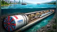 China rompe un nuevo récord con una gigantesca perforadora que excava 89 metros bajo el río para un túnel de trenes de alta velocidad