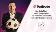 Luis Figo, embajador global de TenTrade
