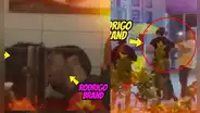 Mayra Goñi es ampayada besándose apasionadamente con actor Rodrigo Brand y él protagoniza acalorada pelea con reportero de 'Amor y fuego'