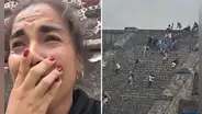 Peruana que fue tomada como rehén en tiroteo en la pirámide de Teotihuacán en México cuenta cómo logró escapar: “Entré en shock"