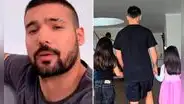Ezio Oliva revela su forma de criar a sus hijas tras quedarse solo con ellas sin Karen Schwarz en España: "No les digas te quiero..."