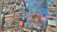 Dantesco incendio en Chancay deja a 70 familias sin hogar: viviendas eran prefabricadas y brindan ayuda humanitaria
