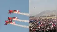 Festival Aéreo BALP reunió a miles de familias con aeronaves acrobáticas y salto de paracaidistas en Base Las Palmas en Surco