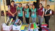 Corte Superior de Piura entrega útiles escolares a niños de Cumbibira Norte