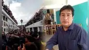 Entre dolor y pedidos de justicia despiden masivamente a Rudhy Benavides tras macabro crimen en Cusco