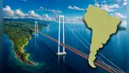 El puente de casi 3 km que conectará una isla con un país de Sudamérica por US$1,15 billones desde 2028: cruce duraría 3 minutos