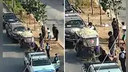 Pareja en VMT incendió su mototaxi para evitar que fiscalizadores municipales la incauten: "Para nadie"