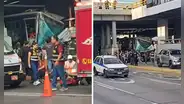 Metropolitano restablece su operación en la Vía Expresa tras remolcar bus que sufrió choque y dejó 18 heridos
